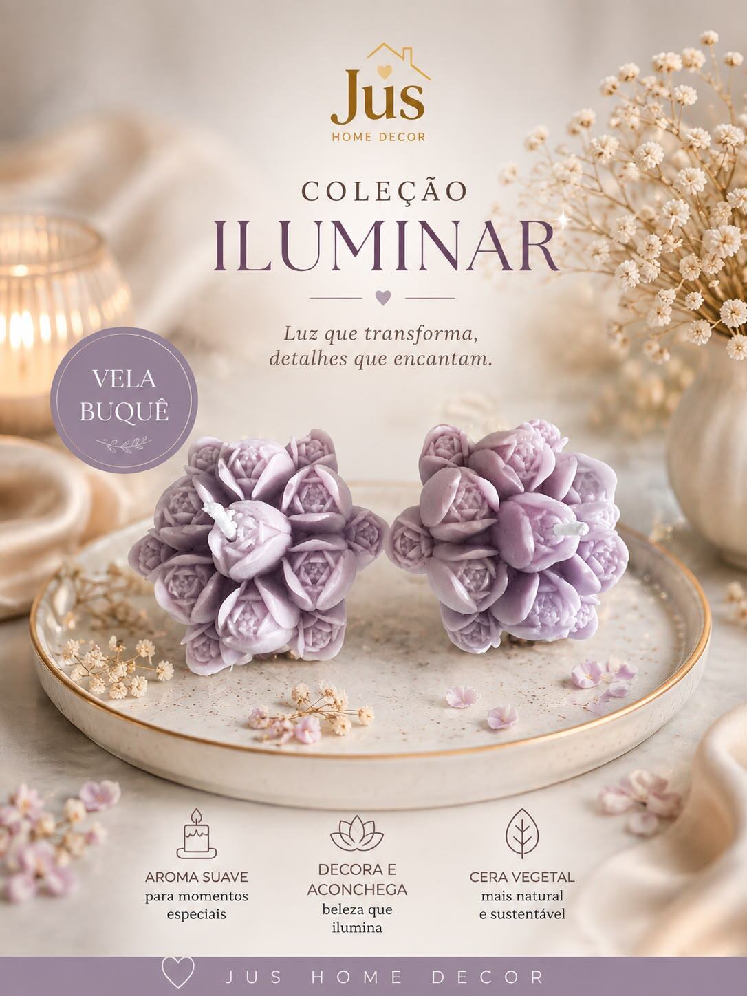 Vela Buquê 120g